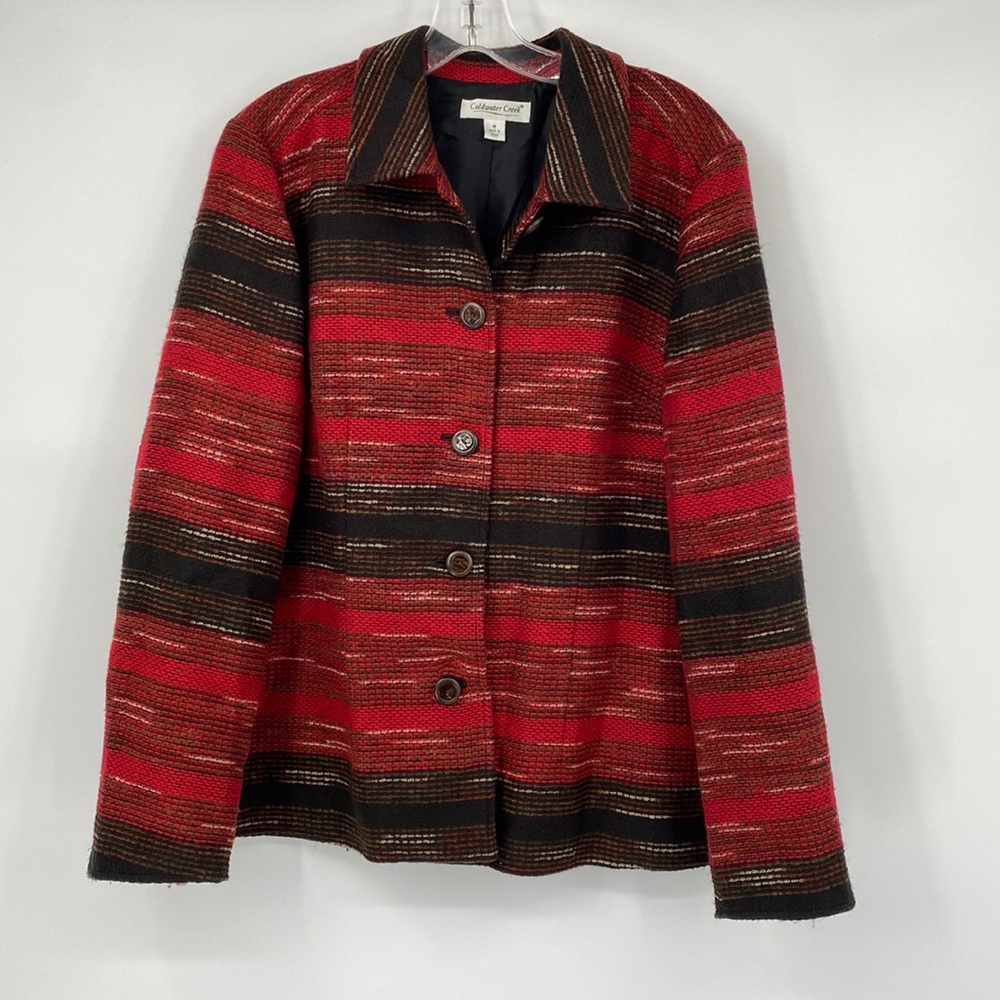 Coldwater Creek Black and Red Jacket